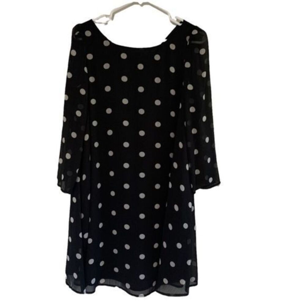 Claudia Pierlot Paris Polka Dot Swing Dress Sz 8